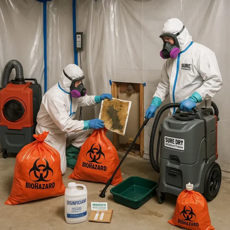 Contaminated Water Handling Protocols process in Locust, NC