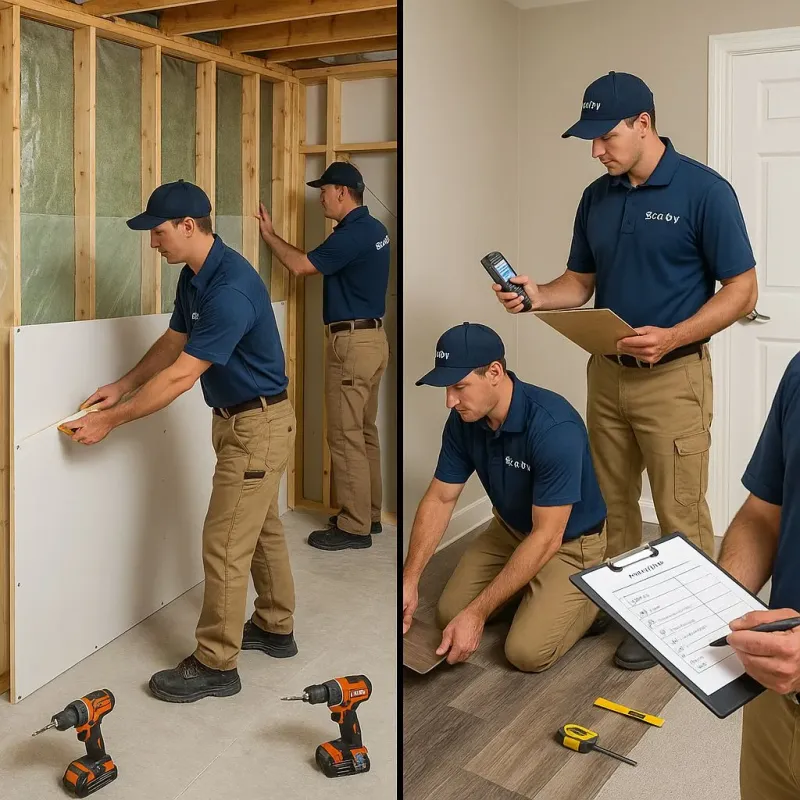 Repairs and Reconstruction process in Locust, NC